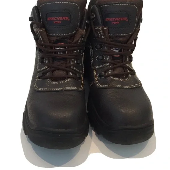 Skechers | Shoes | Skechers Work Boots Mens Steel Toe Black  display picture 3